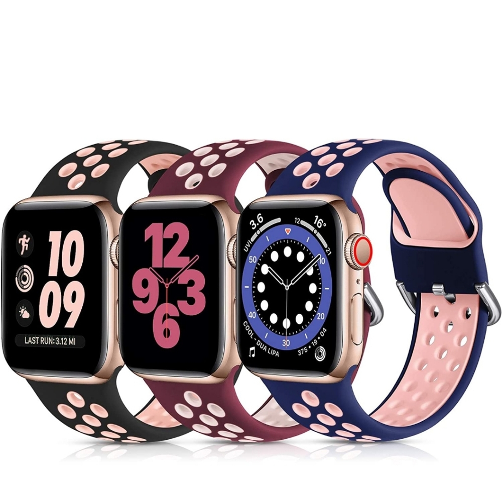 3 Pack Apple Watch Series 7 Band iWatch Series 8 6 5 4 3 2 1 SE Women